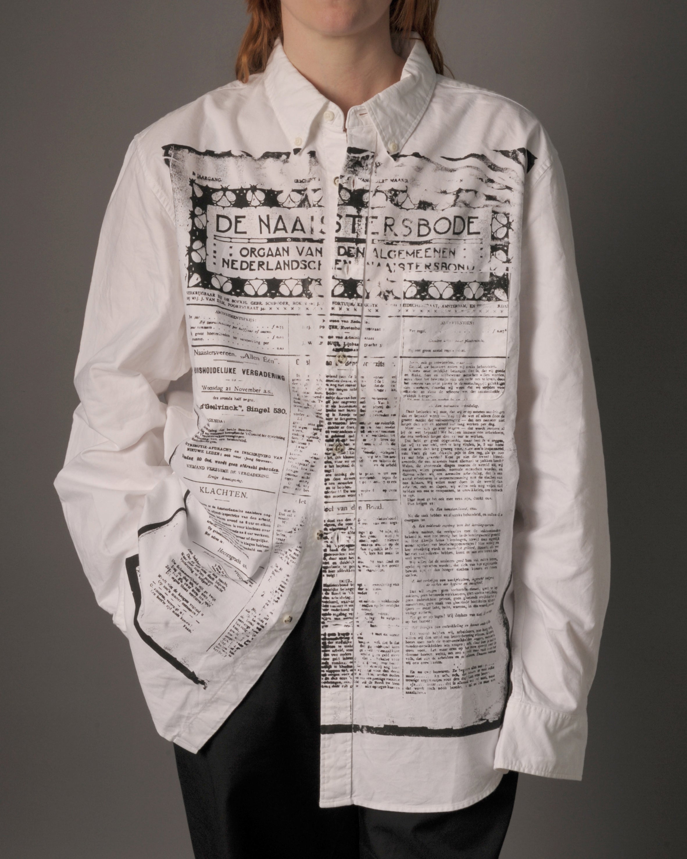 All Work Is Women's Work cover button-up